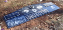 Wordell bronze granite marker
